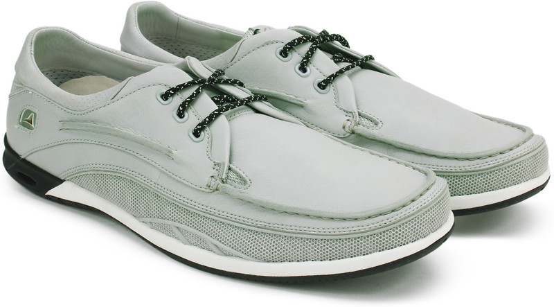 Buy Clarks Orson Lace Light Grey Lea Sneakers For Men Grey Online at desertcartZimbabwe