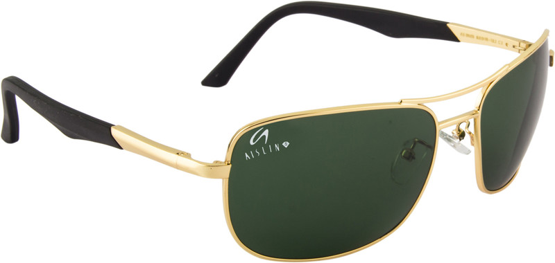 Aislin Rectangular Sunglasses(Green)