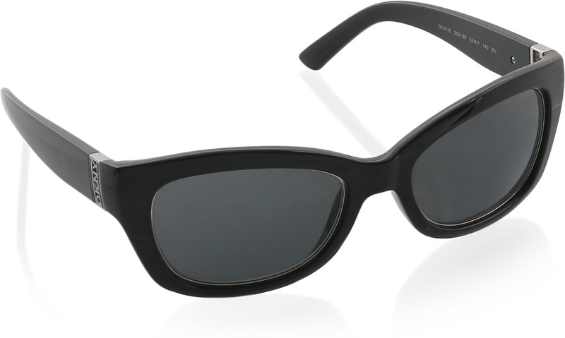 DKNY Rectangular Sunglasses(Black)