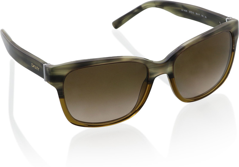 DKNY Wayfarer Sunglasses(Brown)