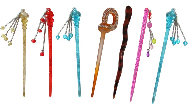 Buy Queue combo of juda sticks Bun Stick(Multicolor) Online at  desertcartSri Lanka