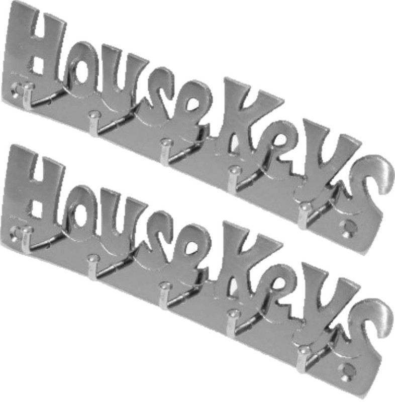 zeebro key holder 5 - Pronged Key Holder(Silver Pack of 2)