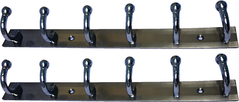 zeebro shirt hanger 6 - Pronged Hook Rail(Steel Pack of 2)