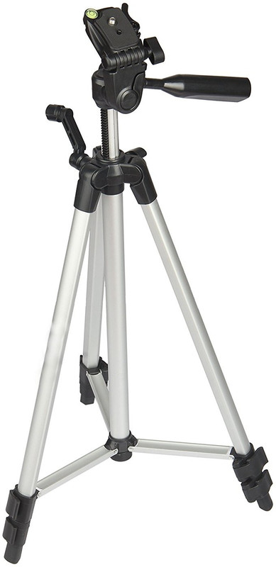 unifree WT-3110A 105 Cm Long Dslr/Mobile/Gopro Action Camera/Digital3 Way Pan & Tilt Camera Tripod - Light Weight Pro Travel Tripod Tripod(Silver, Black, Supports Up to 2000 g)