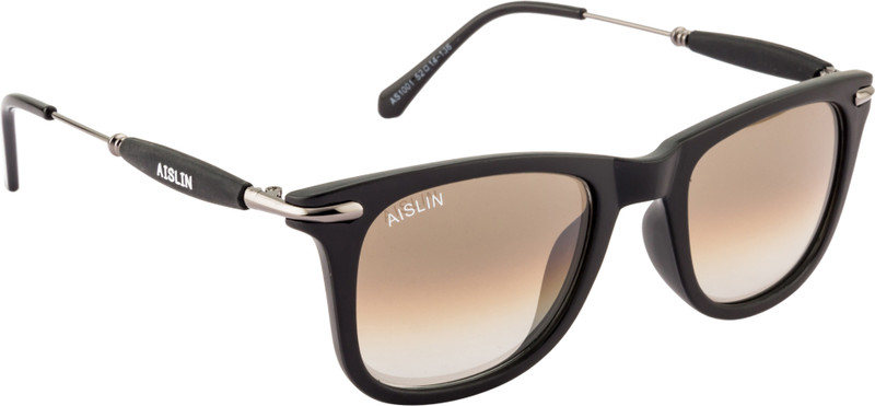 Aislin Wayfarer Sunglasses(Brown, Clear) Aislin Wayfarer Sunglasses(Brown, Clear)