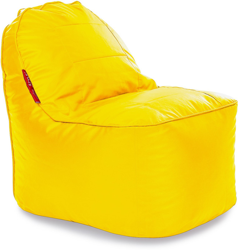 Style Homez XXL Video Rocker Chair XXL Size Yellow Color with Beans Lounger Bean Bag  With Bean Filling(Yellow)