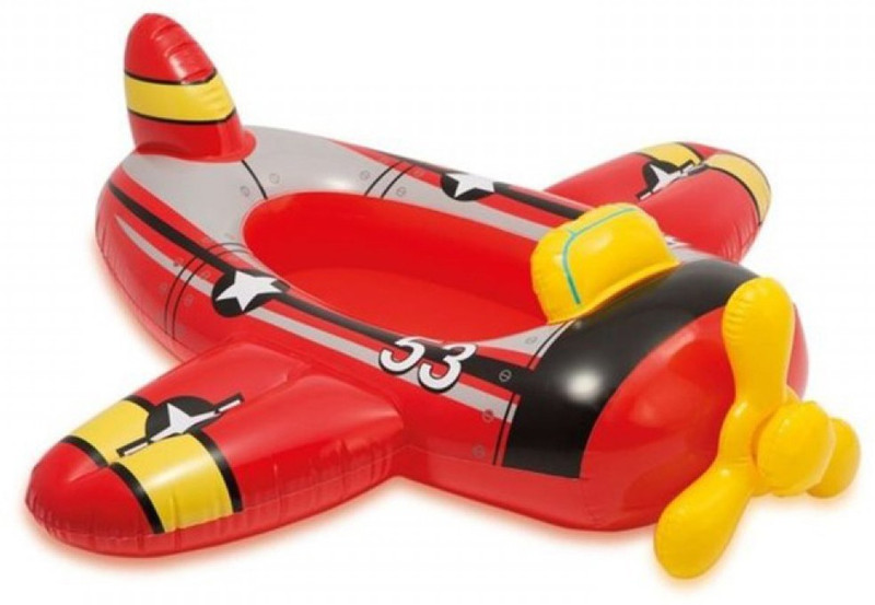 Intex ® Original Inflatable Pool Cruisers (AirPlane) Inflatable Pool Accessory(Multicolor)