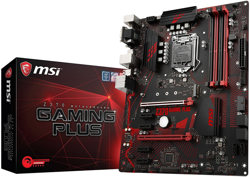 MSI Z370 GAMING PLUS Motherboard(Black)