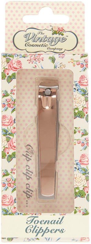 Vintage Cosmetic Toenail Clippers Rose Gold