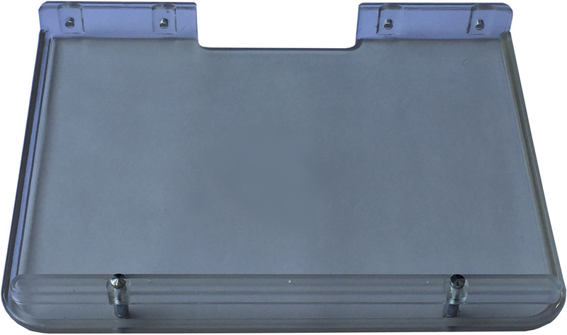 zeebro setup box stand Acrylic Wall Shelf(Number of Shelves - 1, Clear)