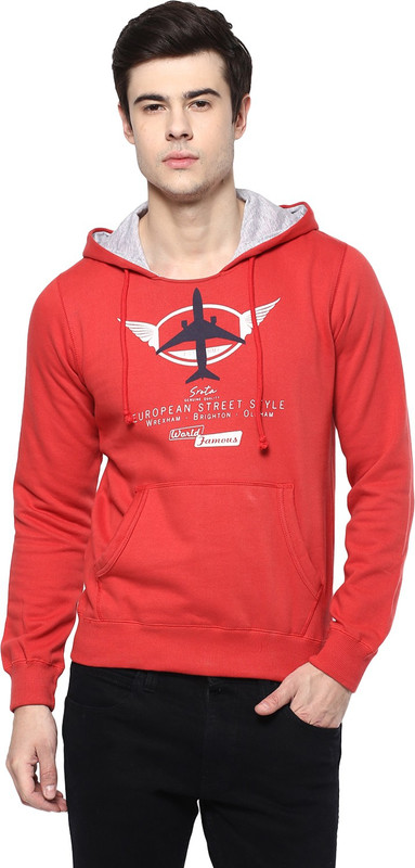 srota Full Sleeve Solid Men Sweatshirt