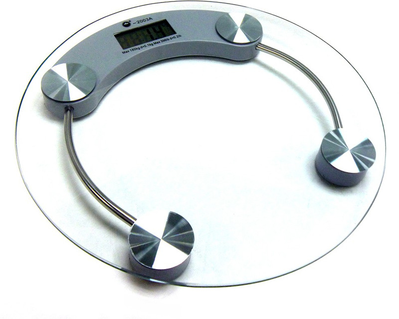 SHOPPINGSHORT Round Weighing Scale(Silver)