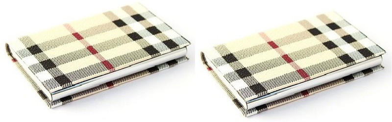 Roccia Indiano unisex 6 Card Holder(Set of 2, Multicolor)