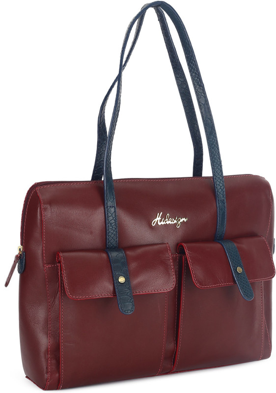 Hidesign Women Maroon Hand-held Bag Hidesign Women Maroon Hand-held Bag