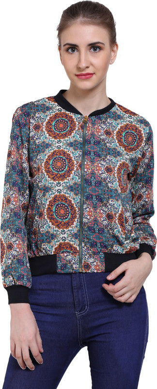 glamfab Full Sleeve Printed Women Jacket