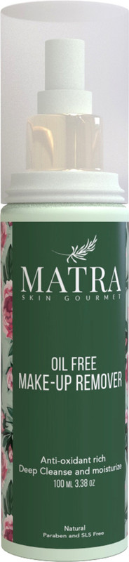 Matra Naturals Oil Free Make-Up Remover Spray - Anti-Oxidant Rich | Non-Toxic | No Pore Clogging | Non Sticky MakeUp Remover , 100ml Makeup Remover(100 ml)