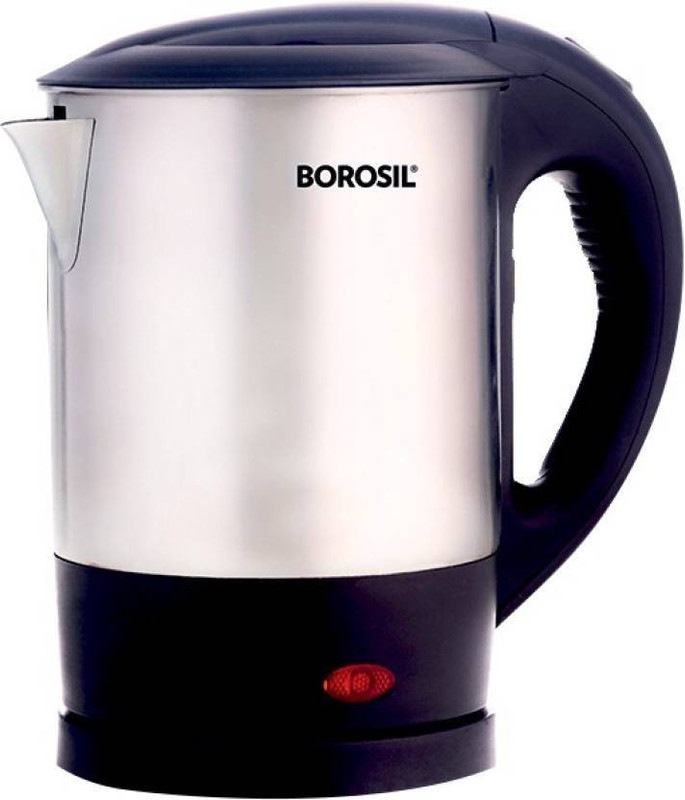Borosil Eva Pro Electric Kettle(1 L, Silver)