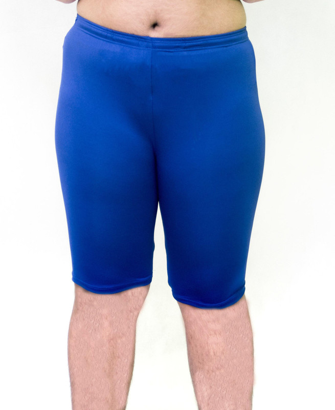 shelby Short For Boys & Girls Sports Solid Lycra Blend(Blue, Pack of 1)