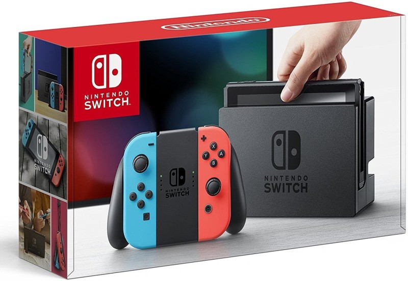 Nintendo Switch with Joy‑Con 32 GB(Neon Red, Neon Blue)