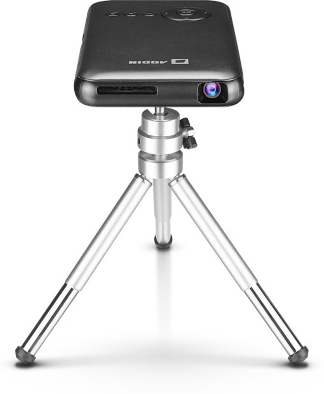 MBOX 300 lm DLP Corded & Cordless Mobiles Portable Projector(Black)