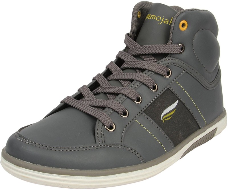 Mmojah Trendy-08 Casual Shoes For Men(Grey, Yellow)