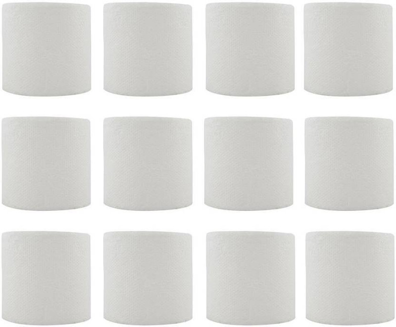 Puffin E-Ware Bathroom Tissue Toilet Paper Roll - 12 Rolls Pack Toilet Paper Roll(3 Ply, 250 Sheets)