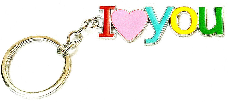 kd collections I LOVE YOU Metal Multicolor Keychain Keyring Key Chain