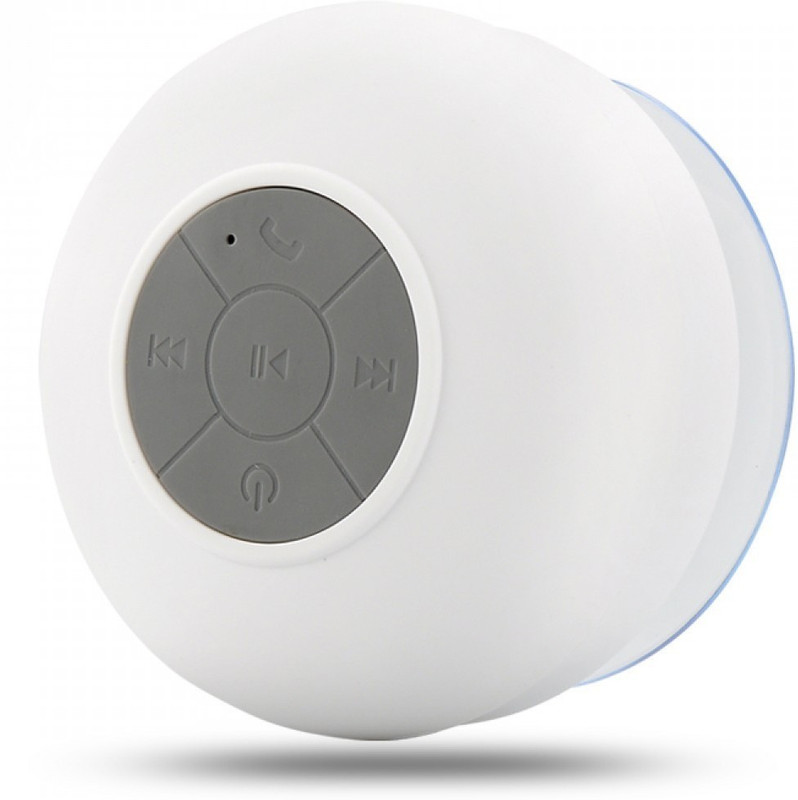 thego Shower Speaker WH002 3 W Portable Bluetooth  Speaker(White, 2.1 Channel)