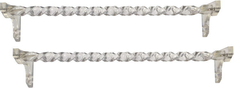 zeebro towelrod 18 acrylic 19 inch 2 Bar Towel Rod(Acrylic Pack of 2)