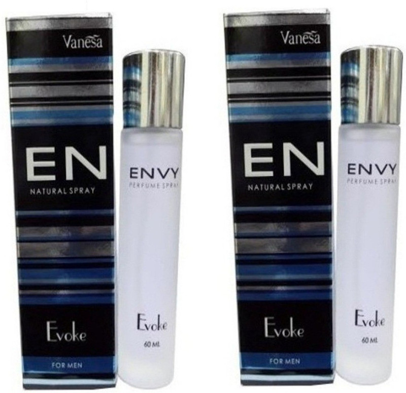 envy perfume Envy Vanesa Evoke Perfume Eau de Parfum - For Men ( Pack Of 2 ) Deodorant Spray  -  For Men(120 ml, Pack of 2)