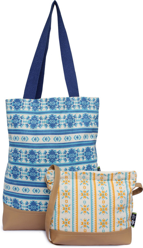 Kanvas Katha Tote(Multicolor)