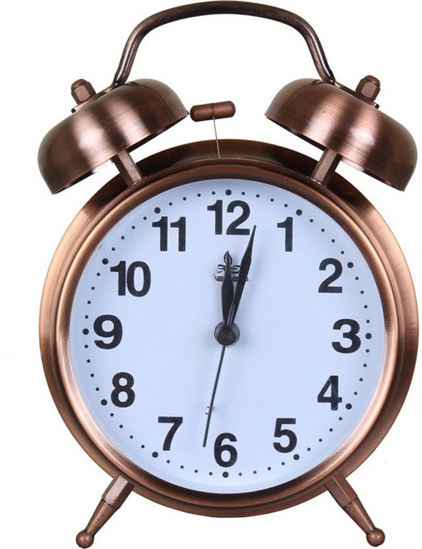 fittymart Analog Copper Clock