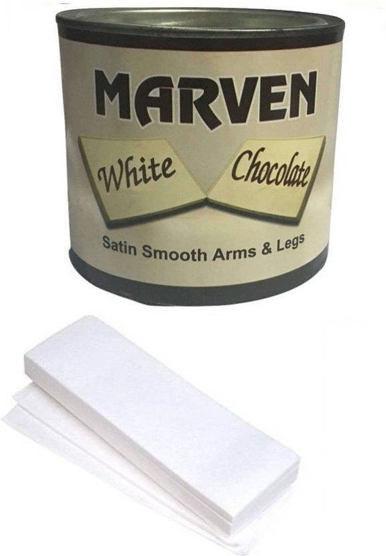 ddh white choclate wax and 65 wax strips(Set of 2)