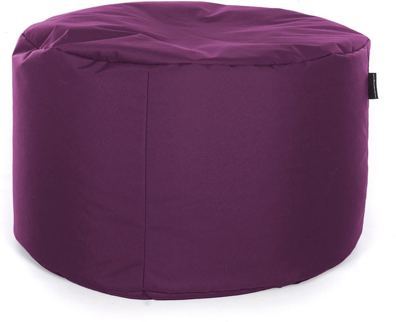 srv inq Solid Polyester L Footstool Kid Bean Bag(Foam Filling, Color - voilate)