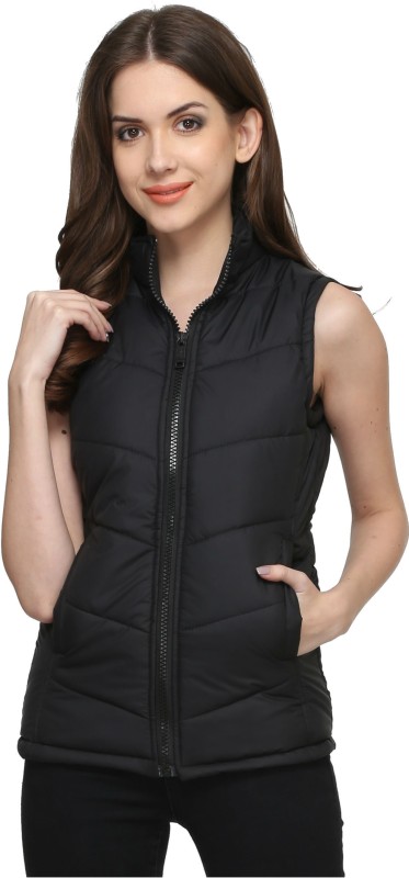 Thinline Sleeveless Solid Women Quilted Jacket