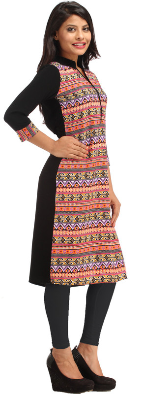 Cottinfab Casual Solid Women Kurti(Multicolor)