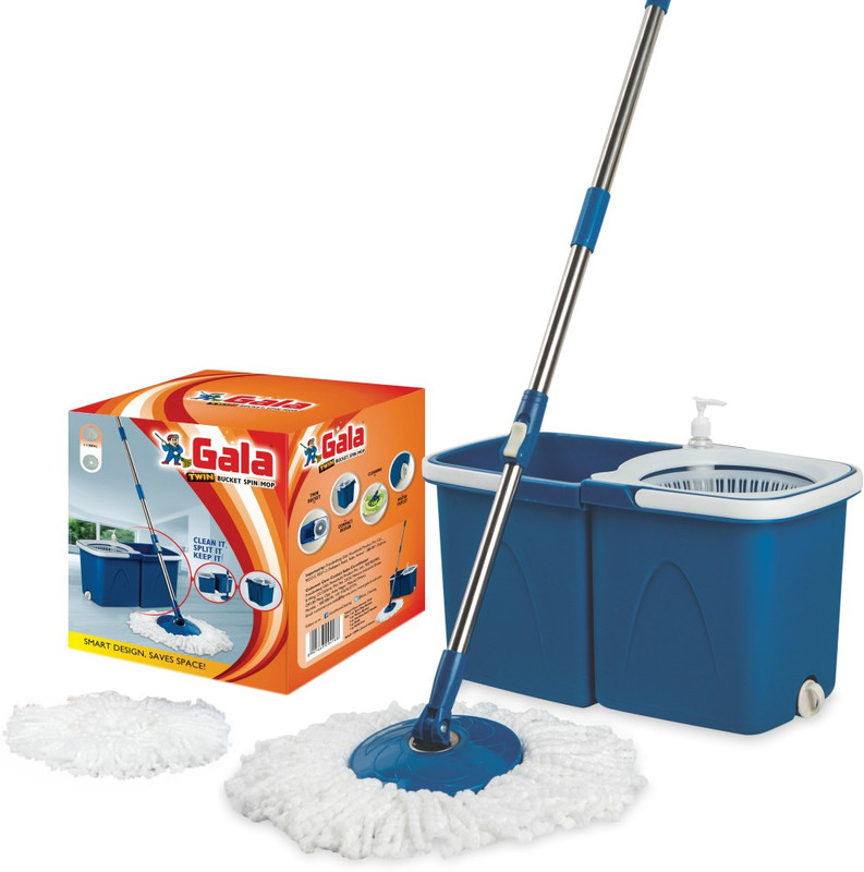 Gala Twin Bucket Spin Mop Set