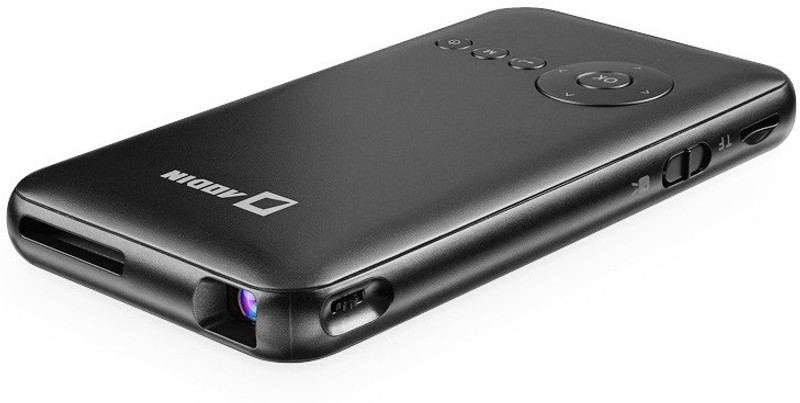 MBOX T89 300 ANSI Android 6.0 Mini Projector 1GB 32GB Kodi Dual Wifi 5000maH Battery Bluetooth HDMI 300 lm DLP Corded & Cordless Mobiles Portable Projector(Black)