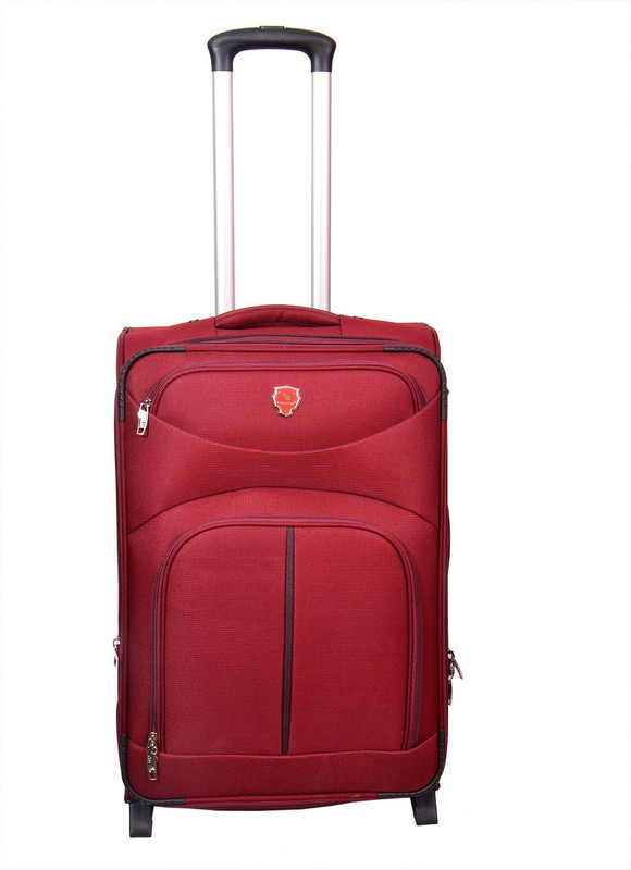 emblem Plaza 55cm Maroon Expandable  Cabin Luggage - 20 inch(Red)
