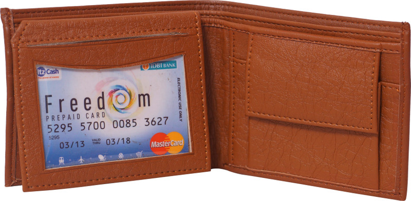 samtroh Men Casual, Formal Tan Artificial Leather Money Clip(5 Card Slots)