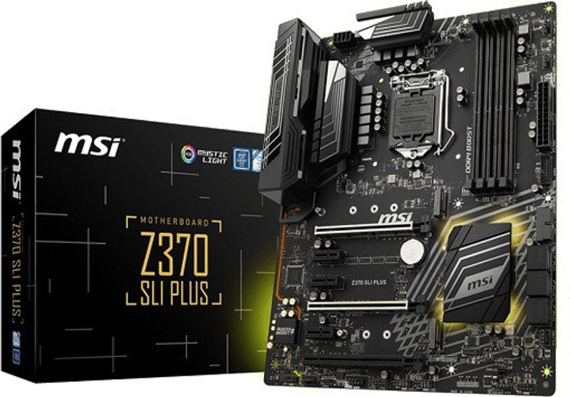 MSI Z370 SLI PLUS 1151 VR Ready 64GB DDR4 ATX Motherboard(Black)