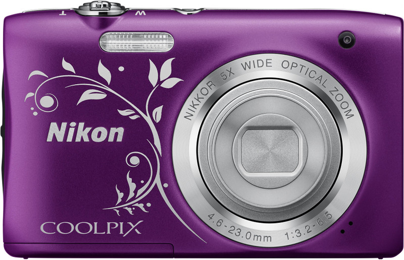 Nikon COOLPIX A100(20.1 MP, 5x Optical Zoom, 20x Digital Zoom, Purple)