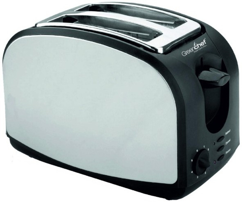 Greenchef PT 1000 W Pop Up Toaster(Silver) Greenchef PT 1000 W Pop Up Toaster(Silver)