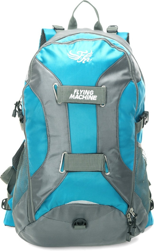 Flying Machine FMLO686 Backpack(Blue, Grey, 24 L)