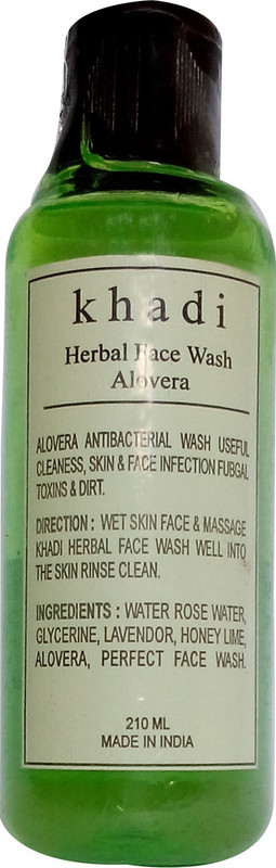 khadikhazana khadi Alovera  Face Wash(210 ml)
