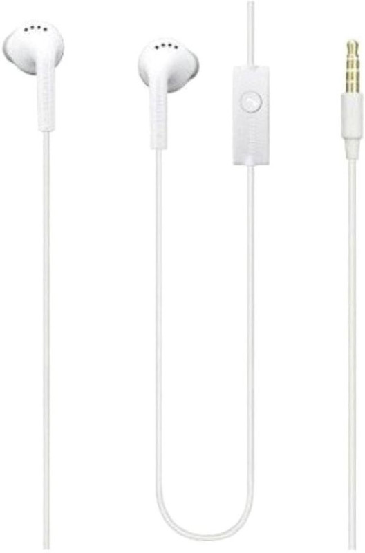 izac Compatible EarPhones WIth Mic, 3.5mm Jack And Music Equalizer ,High Quality Wired Headset,Premium Bass Earphones Wired Headset with Mic(White, Over the Ear)