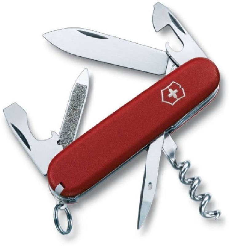 Victorinox Pocket Knife ECOLINE, Red Swiss Army Knife(Red)