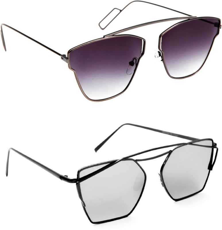 TheWhoop Aviator Sunglasses(Grey)