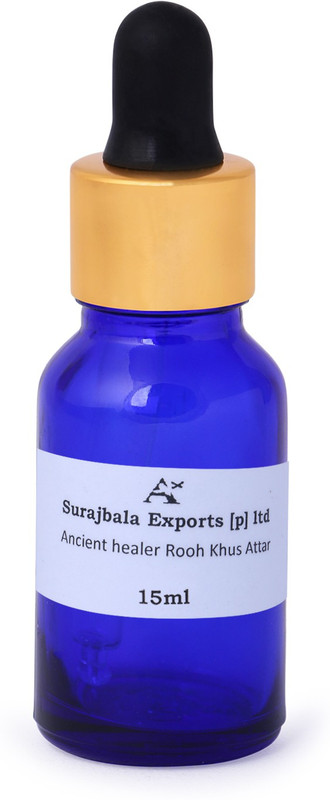 Ancient Healer 100% Natural Rooh Khus Attar 15 ml Herbal Attar(Floral)