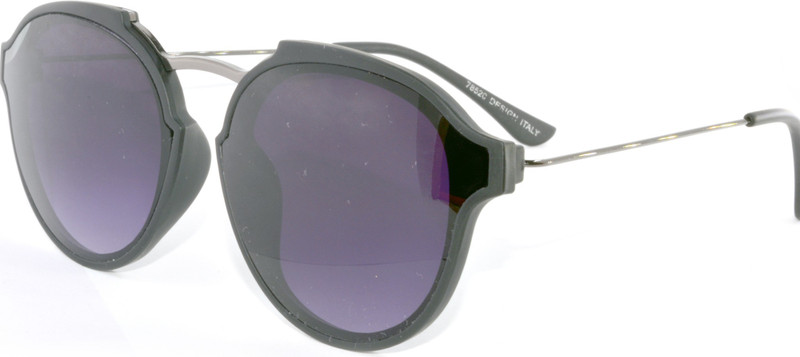 cockscomb Round Sunglasses(Black)